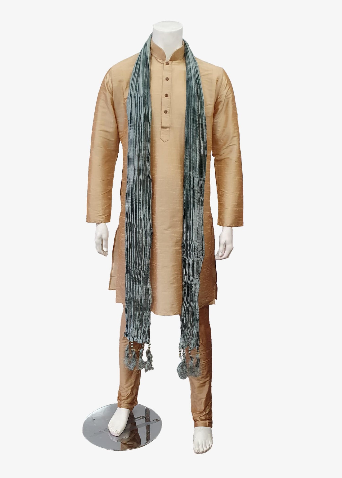 Mens Crushed Silk Scarf