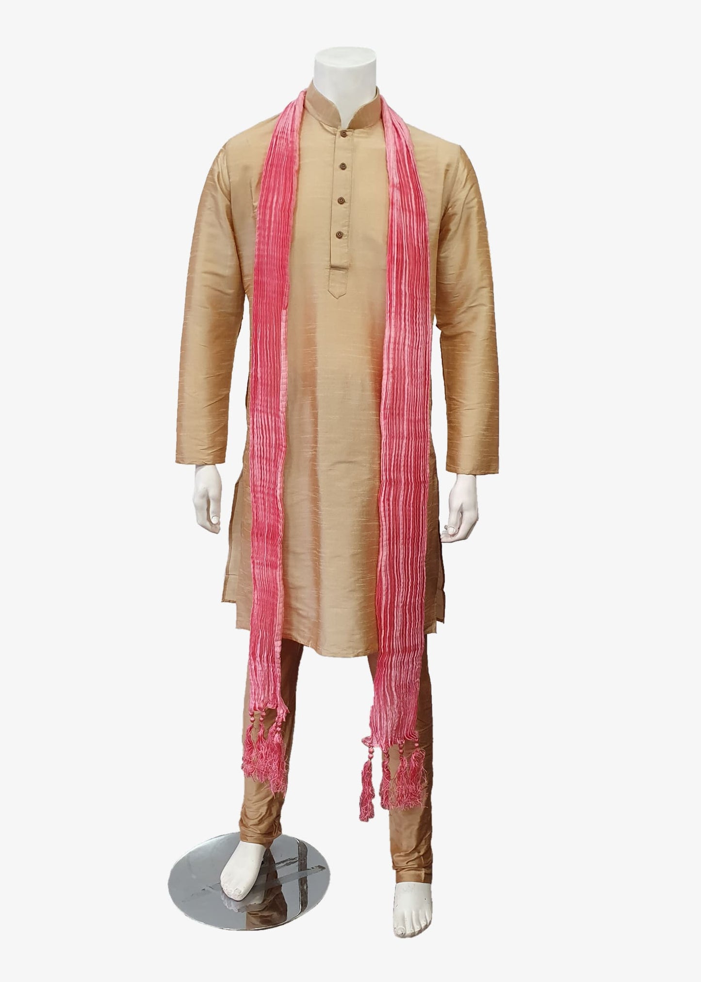Mens Crushed Silk Scarf