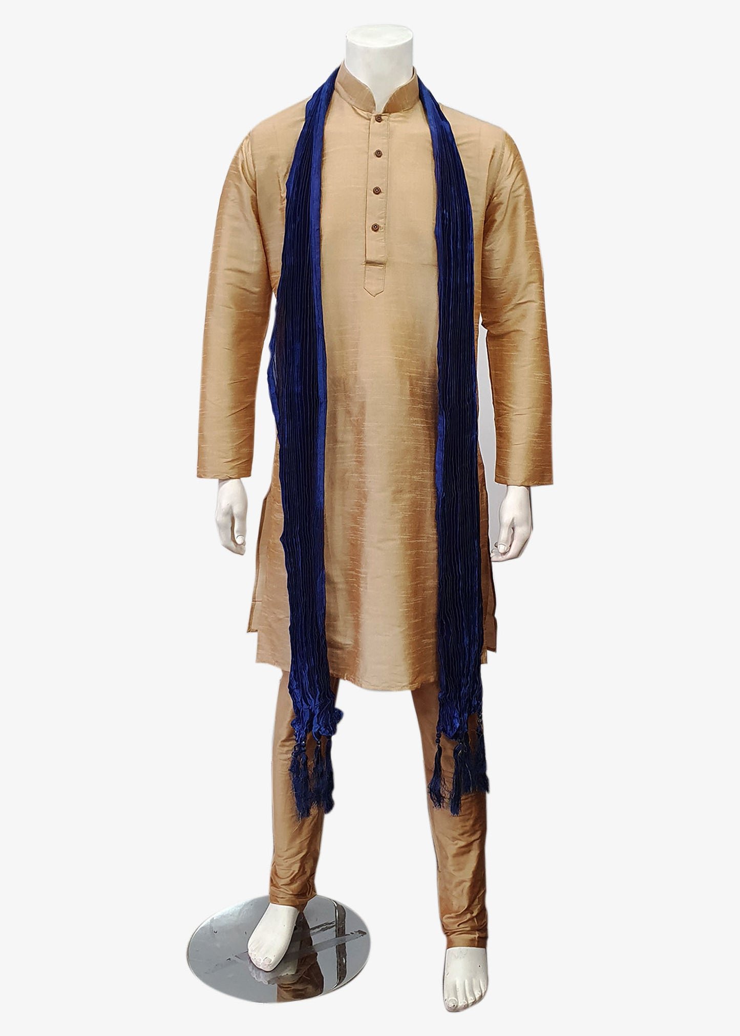 Mens Crushed Silk Scarf