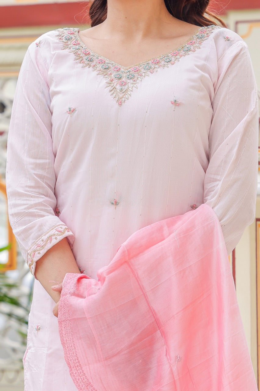 Pink straight kurta store