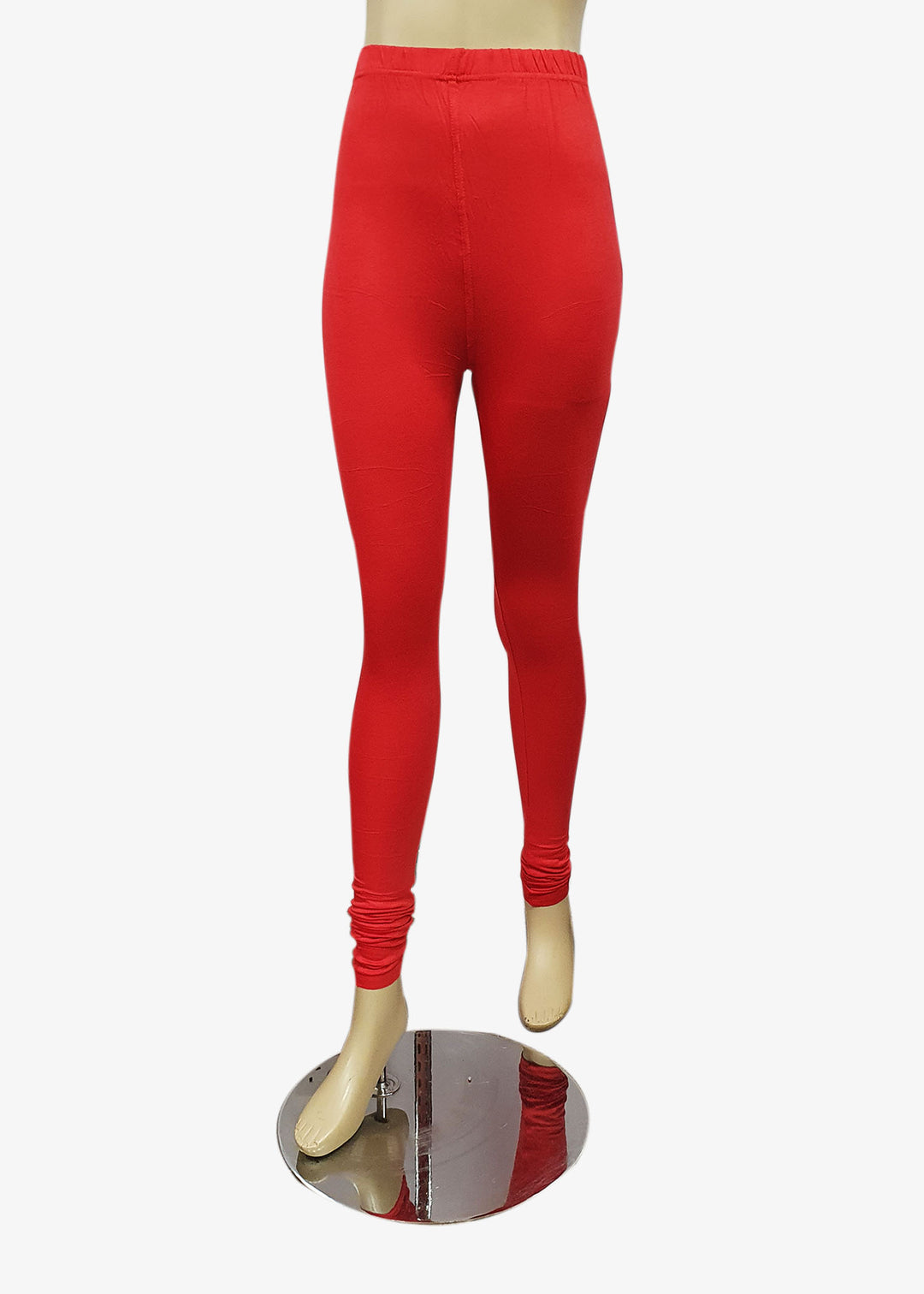 Red Churidar Leggings