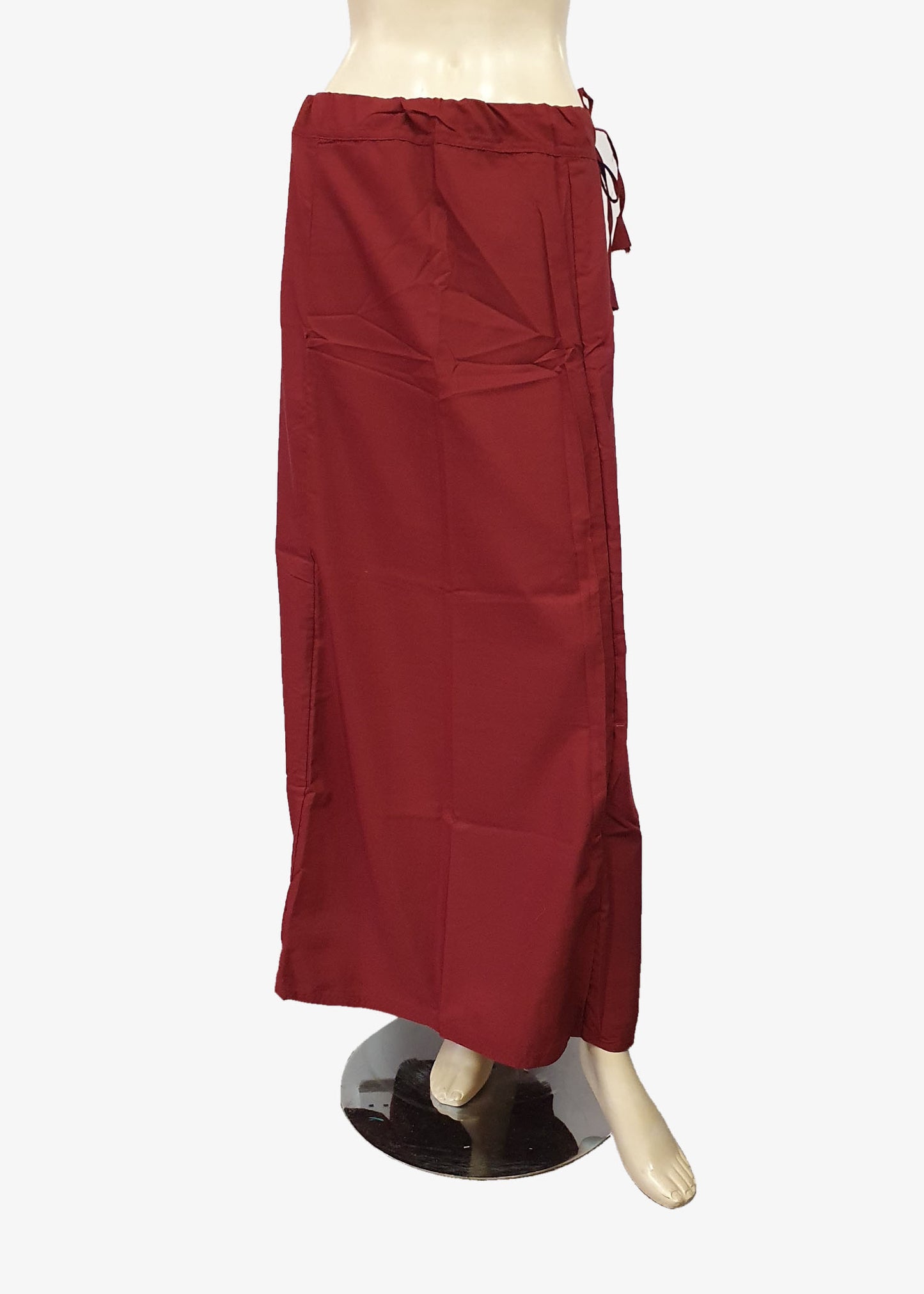 Dark Red Cotton Petticoat