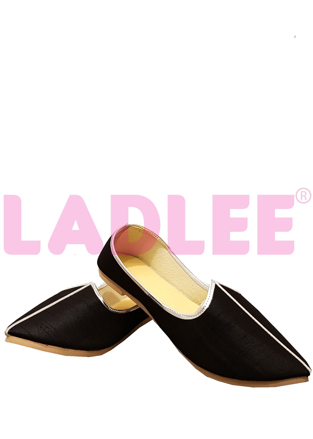 Black Mojdi for Men Elegant Traditional Footwear Ladlee Direct