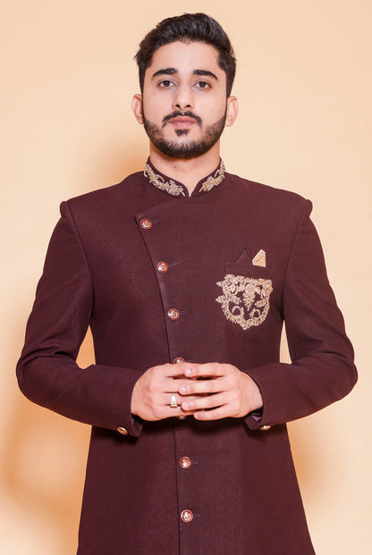 Indo-Western Sherwani Suit