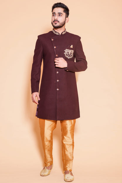 Indo-Western Sherwani Suit